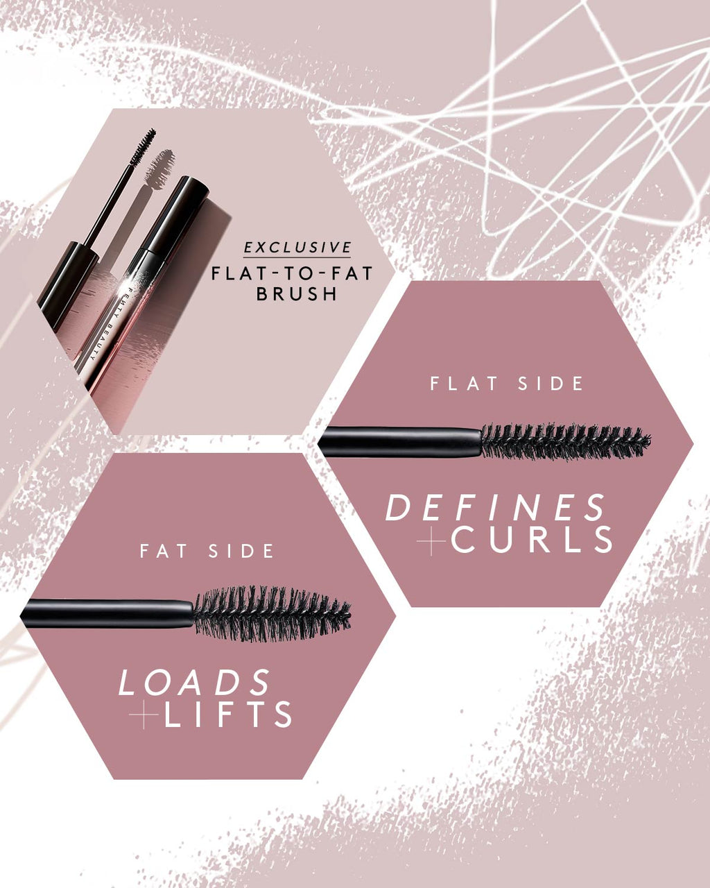 Full Frontal Volume, Lift & Curl Mascara — Cuz I'm Black - fenty glowup