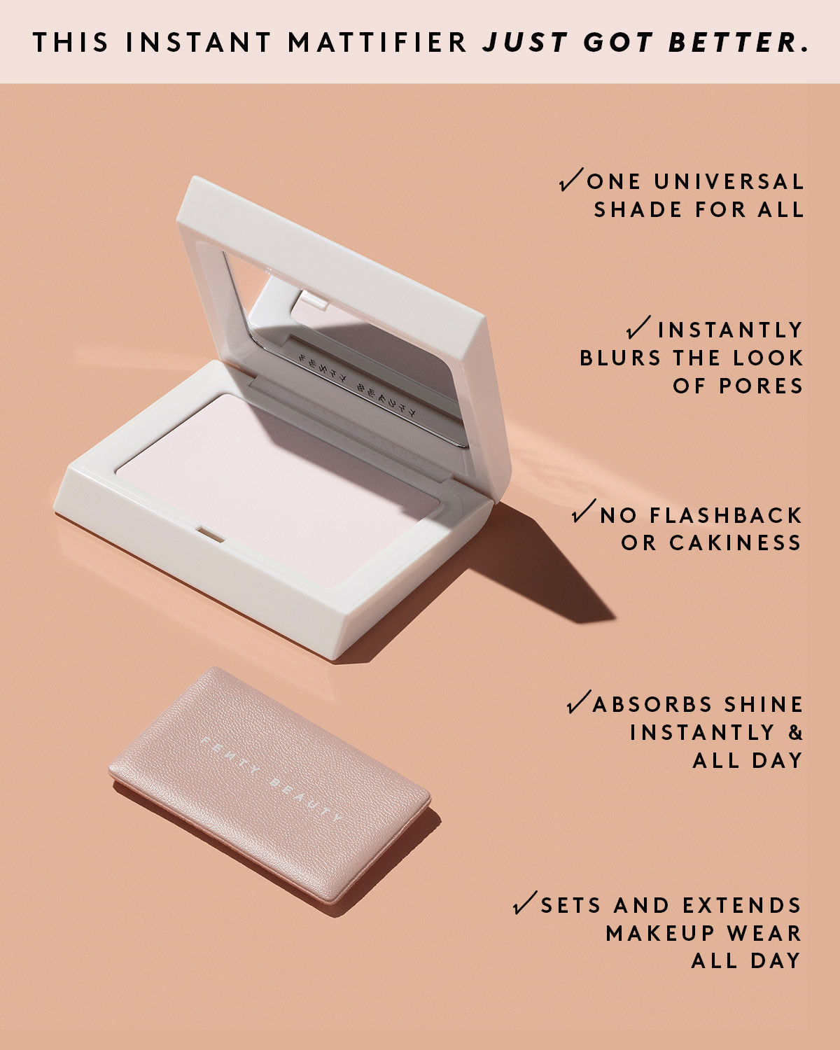 Invisimatte Instant Setting + Blotting Powder - fenty glowup