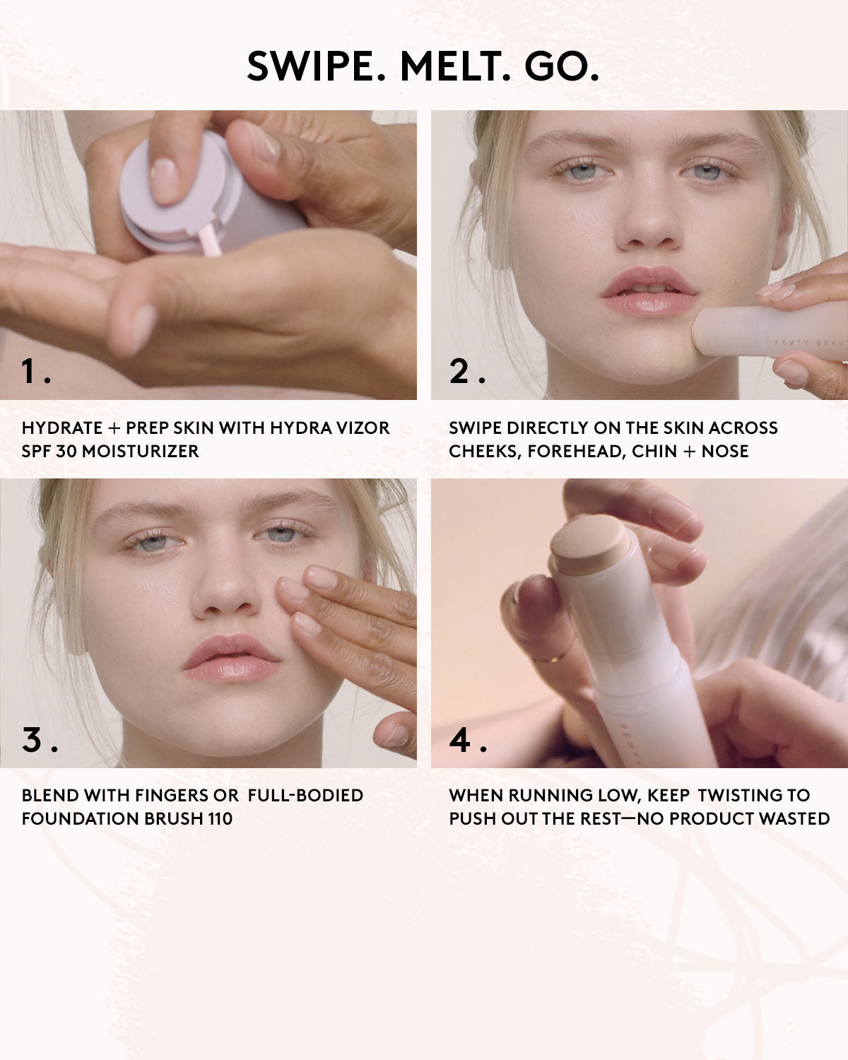 EAZE DROP BLUR + SMOOTH TINT STICK - fenty glowup