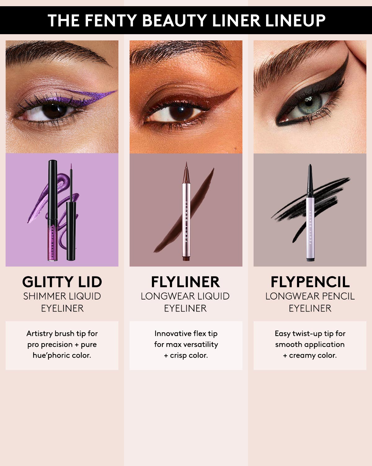 Glitty Lid Shimmer Liquid Eyeliner - fenty glowup