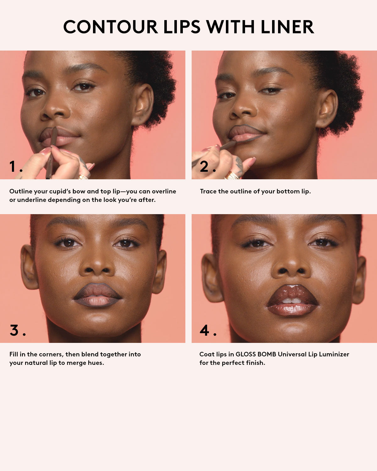 TRACE'D OUT LONGWEAR WATERPROOF PENCIL LIP LINER - fenty glowup