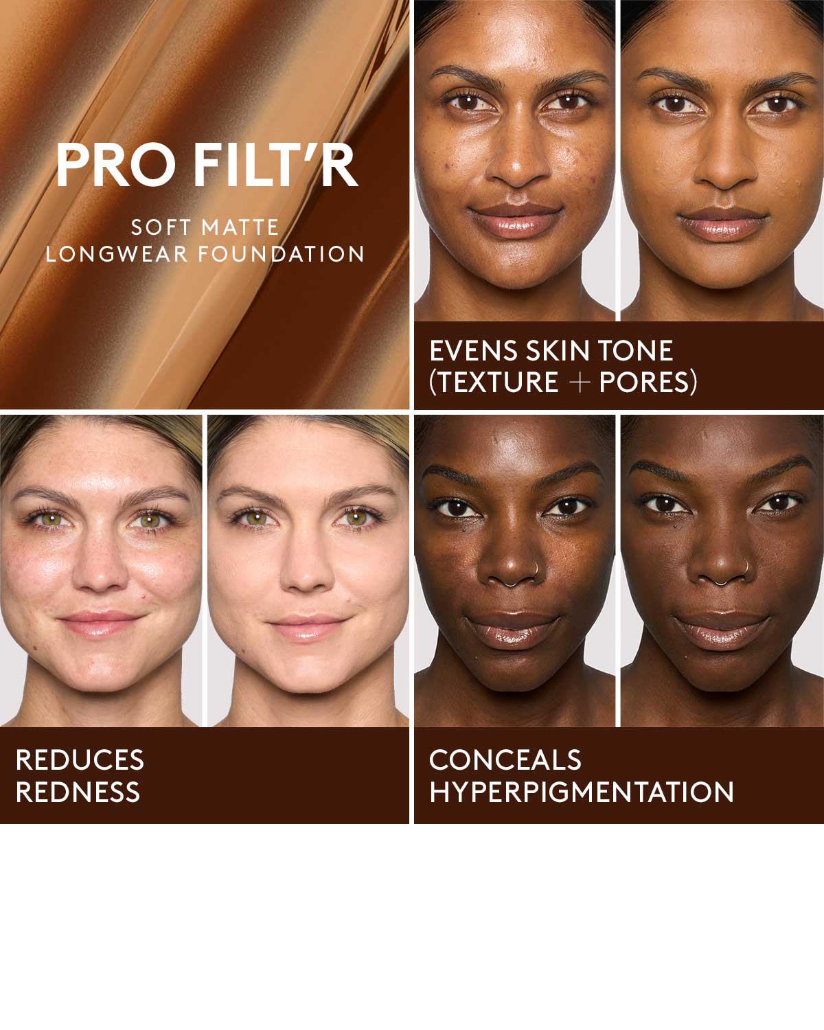 Pro Filt'r Soft Matte Longwear Foundation - fenty glowup