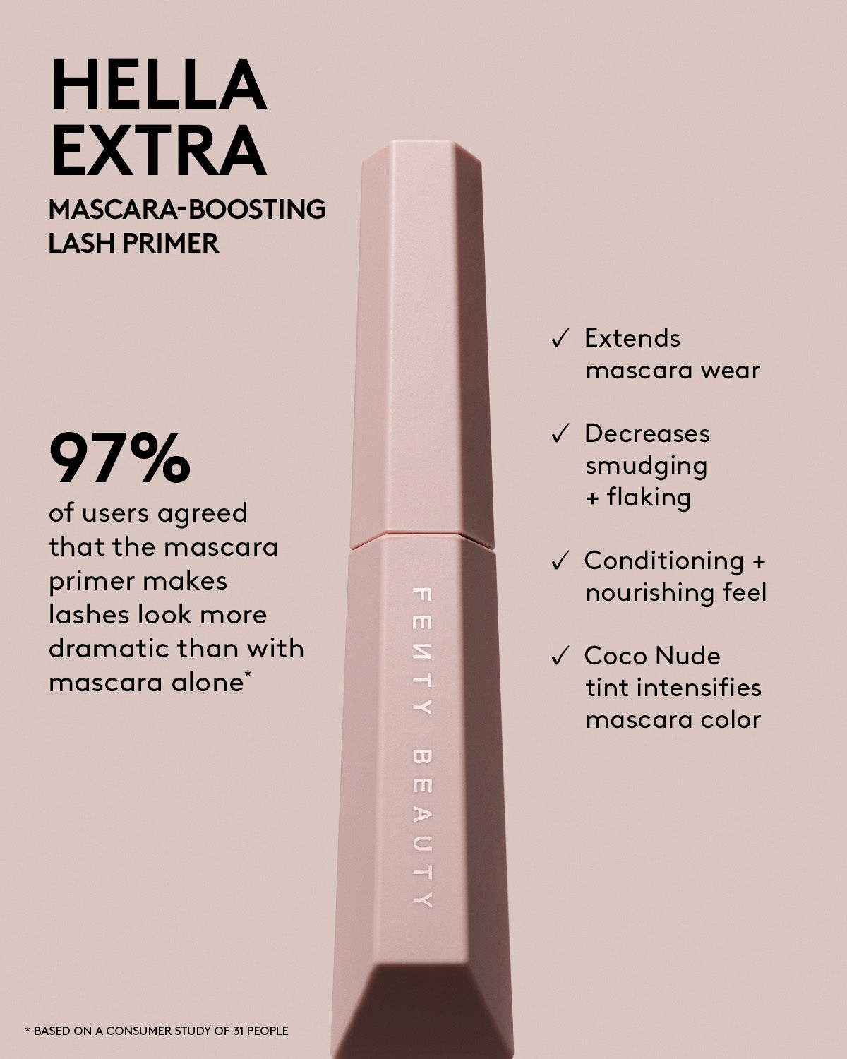 Hella Extra Mascara-Boosting Lash Primer - fenty glowup