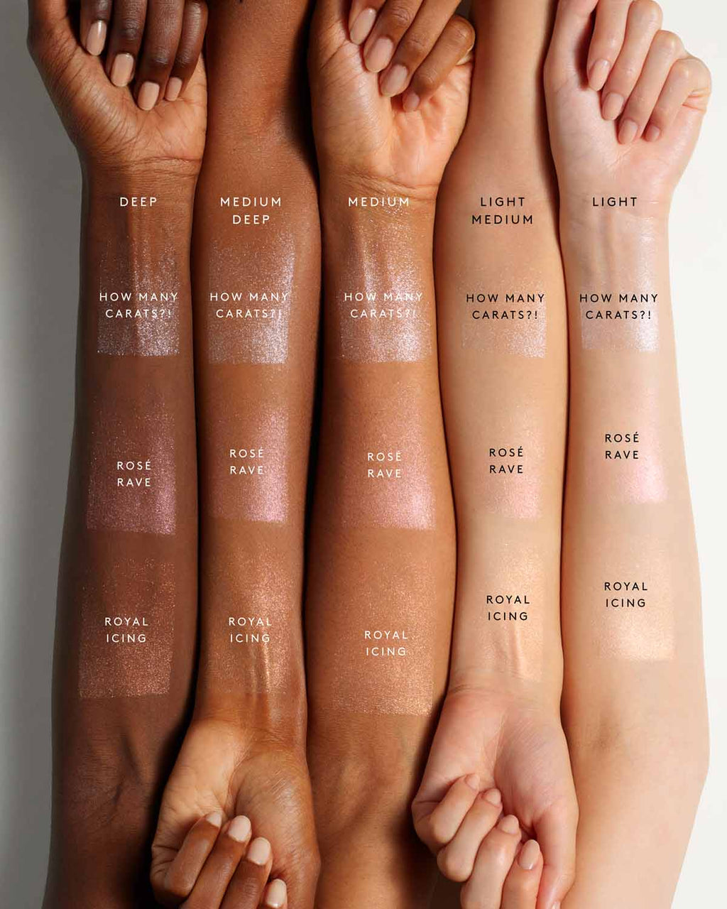 DIAMOND BOMB ALL-OVER DIAMOND VEIL - fenty glowup