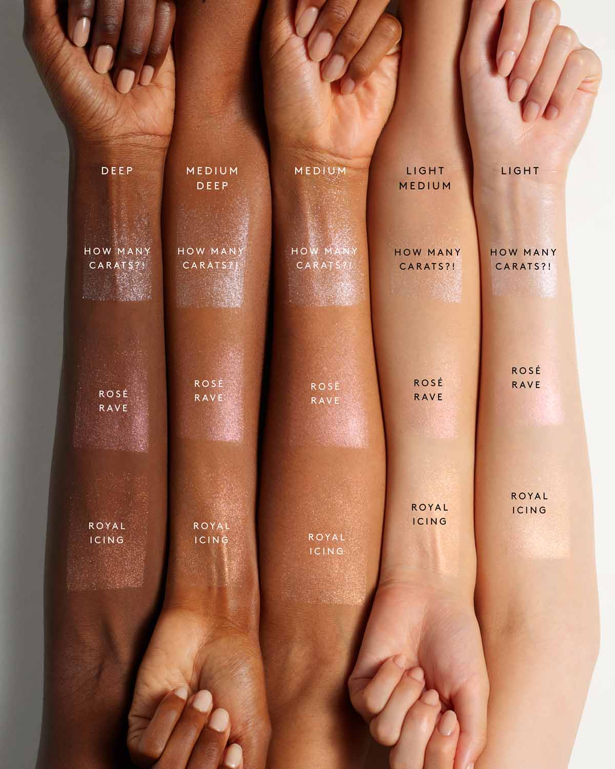 DIAMOND BOMB ALL-OVER DIAMOND VEIL - fenty glowup