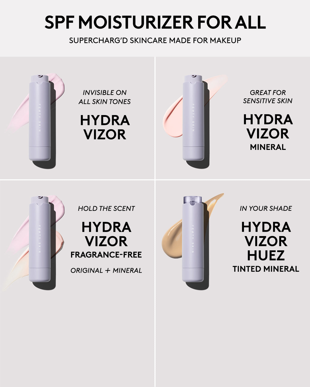 HYDRA VIZOR HUEZ TINTED MOISTURIZER BROAD SPECTRUM MINERAL SPF 30 SUNSCREEN REFILL - fenty glowup