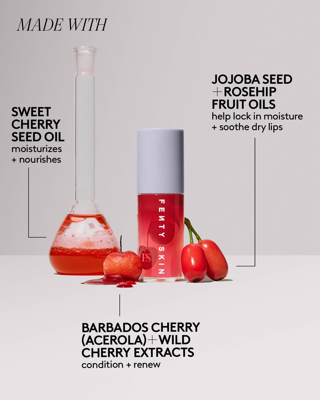 Fenty Treatz Hydrating + Strengthening Lip Oil - fenty glowup