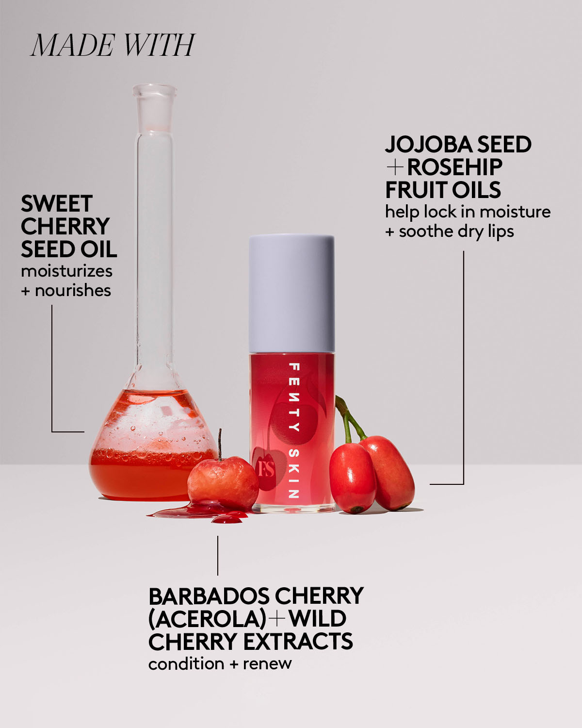 Fenty Treatz Hydrating + Strengthening Lip Oil - fenty glowup