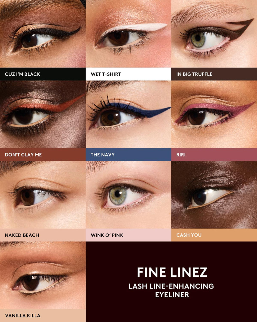 Fenty Beauty Fine Linez Lash Line-Enhancing Eyeliner