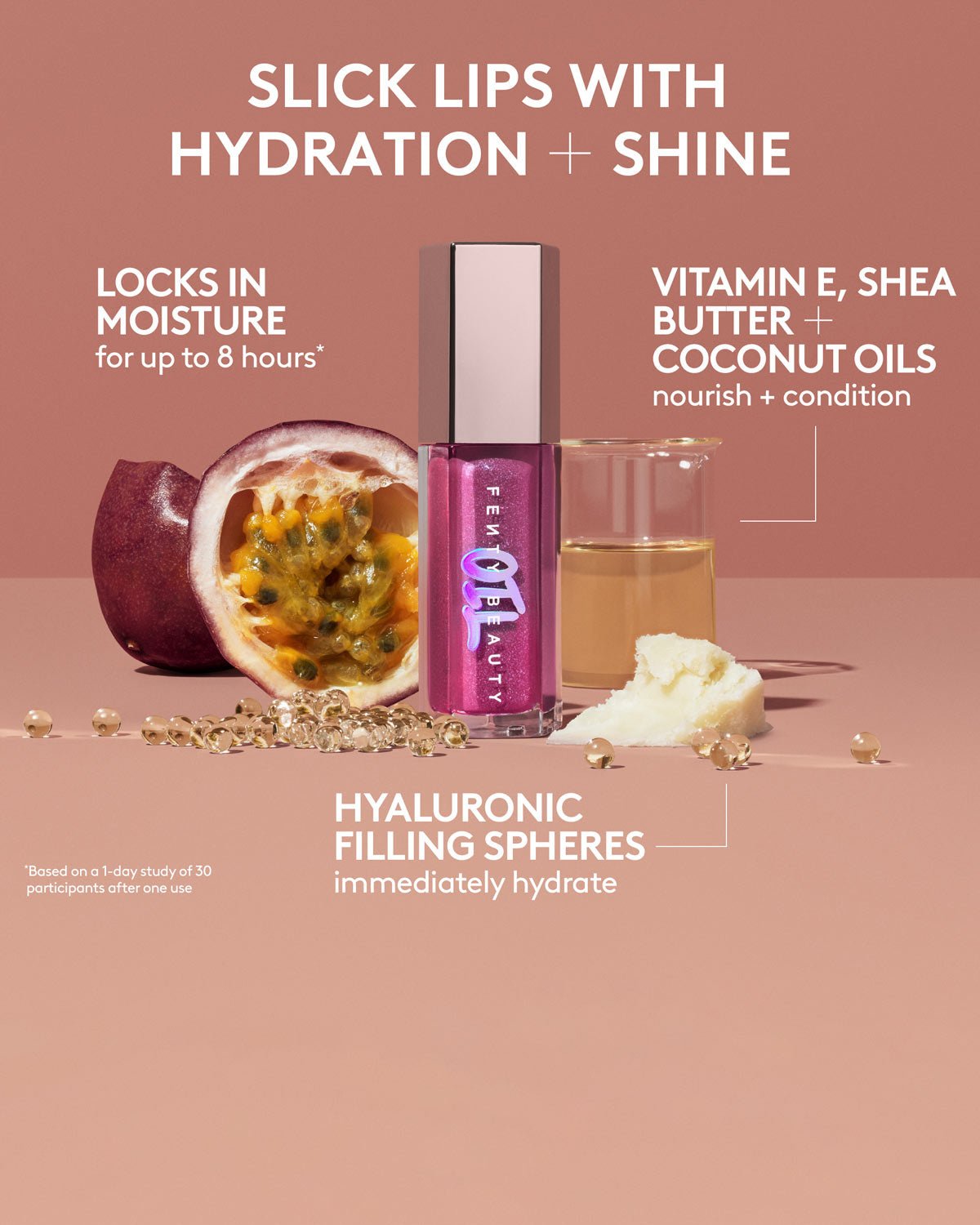 Gloss Bomb Oil Luminizing Lip Oil 'N Gloss - fenty glowup Fro$ted Bunz Fenty Beauty Lip Gloss