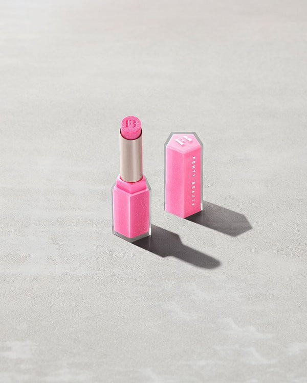 Gloss Bomb Stix High-Shine Gloss Stick - fenty glowup Shimmering Flamingo Fling Fenty Beauty Lip Gloss