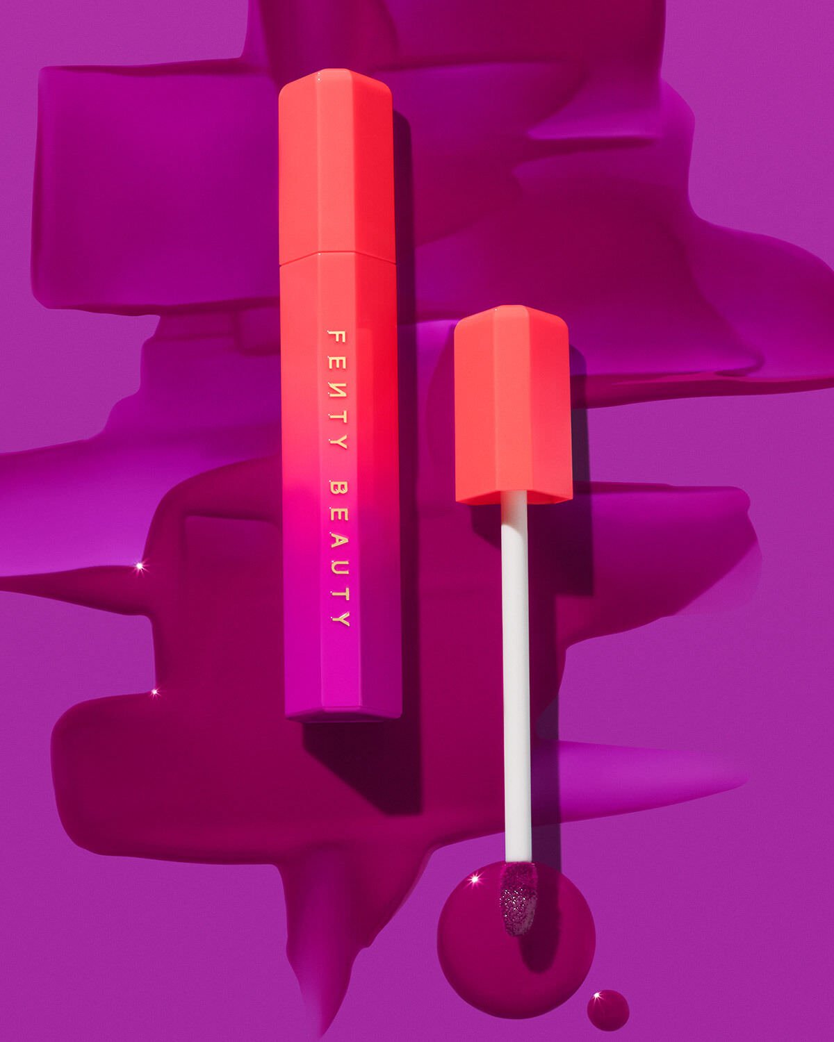 POUTSICLE HYDRATING LIP STAIN - fenty glowup Fuchsia Wife Fenty Beauty Lip & Cheek Stains