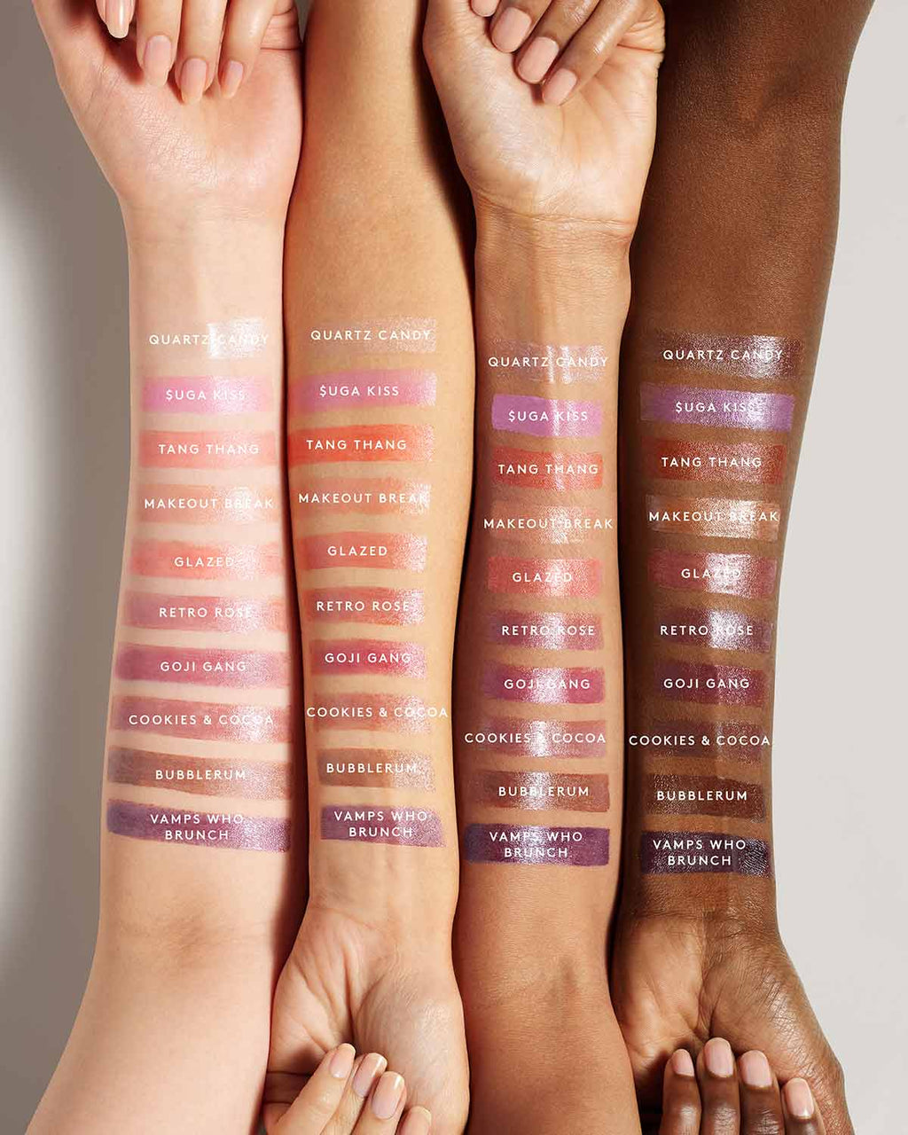SLIP SHINE SHEER SHINY LIPSTICK - fenty glowup VAMPS WHO BRUNCH Fenty Beauty Lipstick